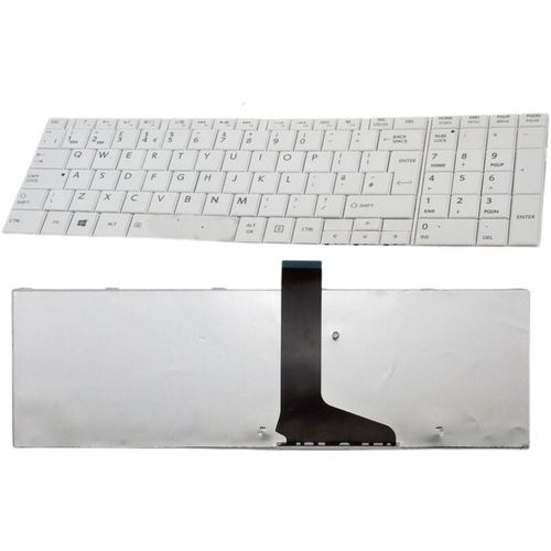 Tastatura za laptop Toshiba Satellite C850 C850D C855 C855D BELA bez rama slika 5