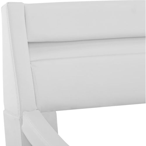 Okvir za krevet od umjetne kože LED bijeli 100 x 200 cm slika 39