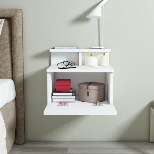 Olmo - White White Nightstand slika 3