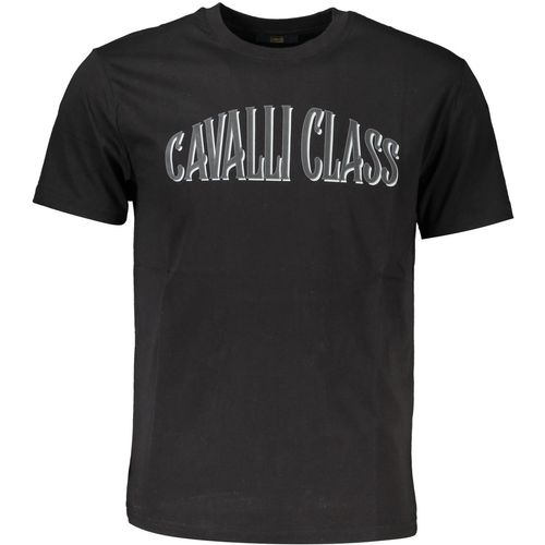 CAVALLI CLASS T-SHIRT SHORT SLEEVE MAN BLACK slika 1