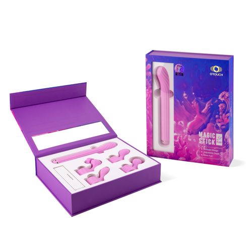 Rabbit vibrator OTOUCH Magic Stick S1 Plus, ružičasti slika 11