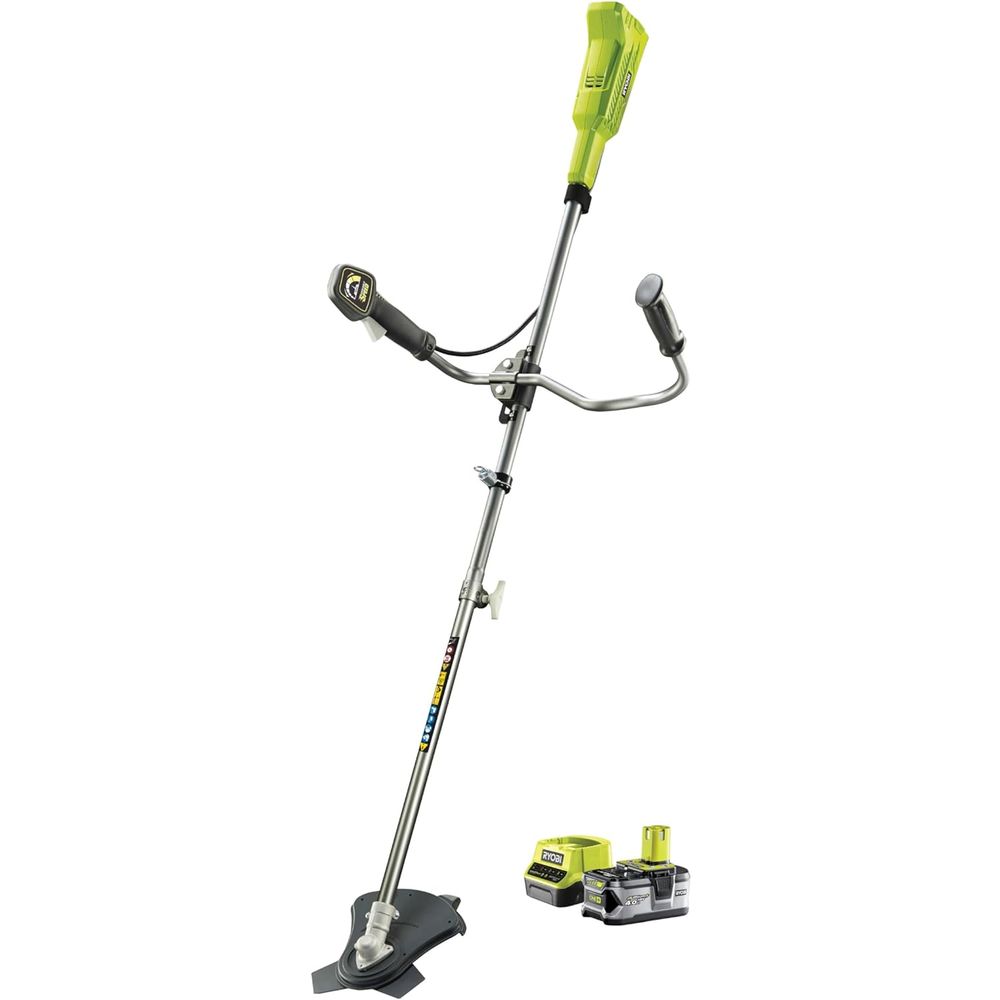 Ryobi 18V ONE+ Akumulatorski trimer za travu + baterija 4.0 Ah i brzi punjač, RBC18X20B4F slika 1