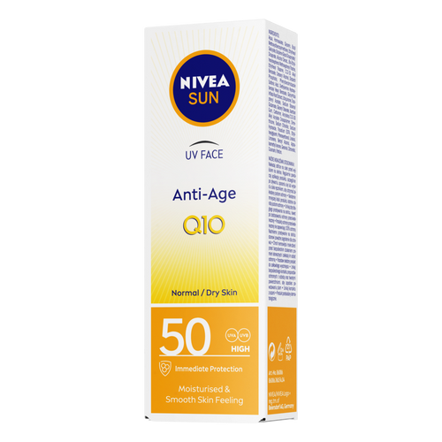 NIVEA Sun Q10 UV Face Anti-Age za zaštitu kože lica od sunca SPF 50 50 ml slika 1