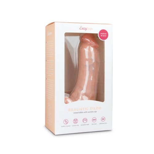 Realističan dildo - 20 cm, kožni slika 3