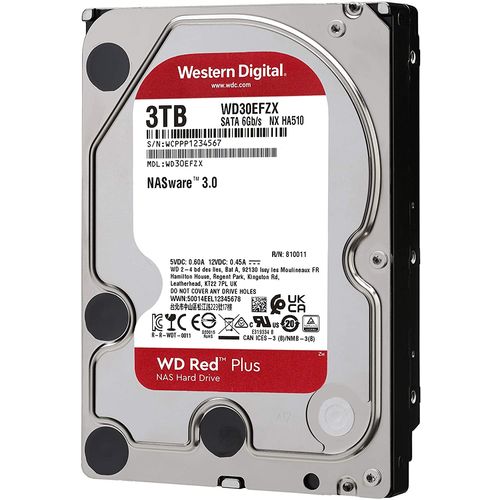 Western Digital hard disk Red Plus™ NAS 3TB WD30EFZX (CMR) slika 2