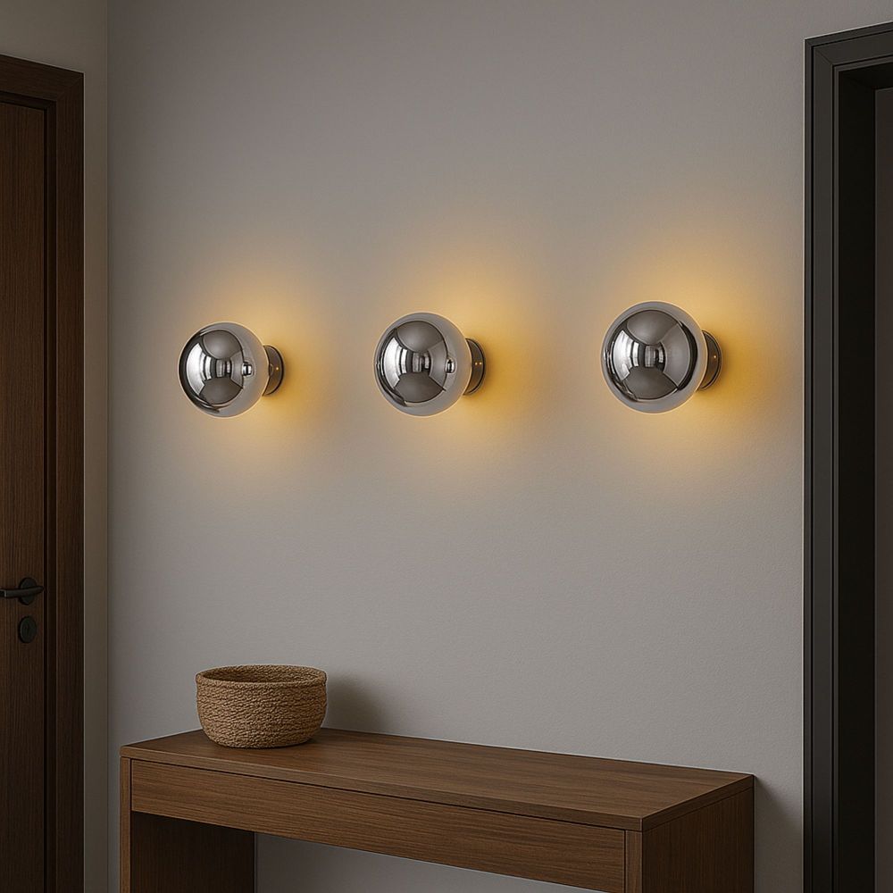 Zidna Lampa Fungal - 13361 - E, boje: Hrom slika 2