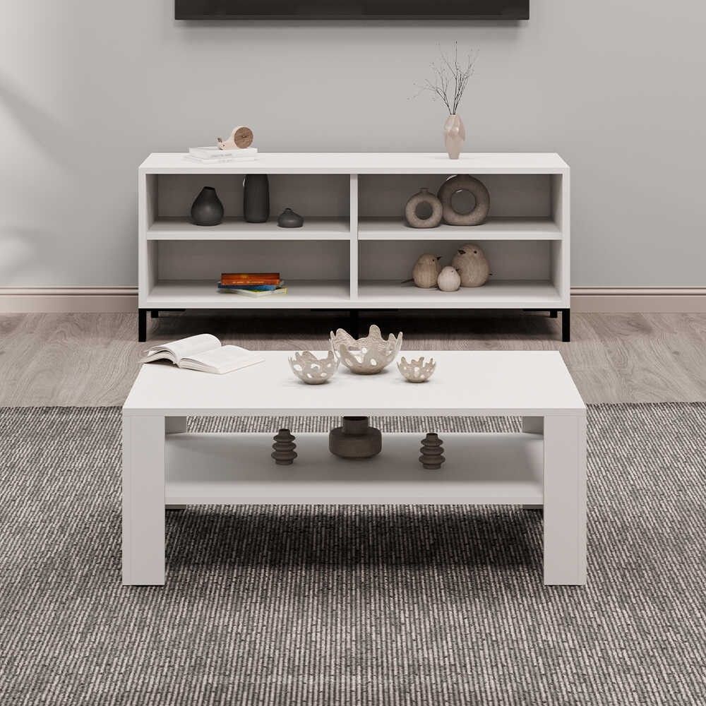 Kafa sto Shp-695-Dd-1 u boji dijamantske bijele slika 3