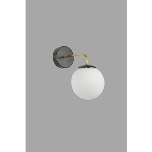 Pablo Siyah Beyaz Camlı Aplik Black
Fume
Gold Wall Lamp slika 4