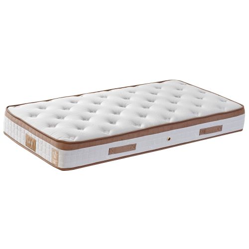 Woody Fashion Madrac, Bijela boja Smeđa, Latte 90x200 cm Single Size Firm Mattress slika 4