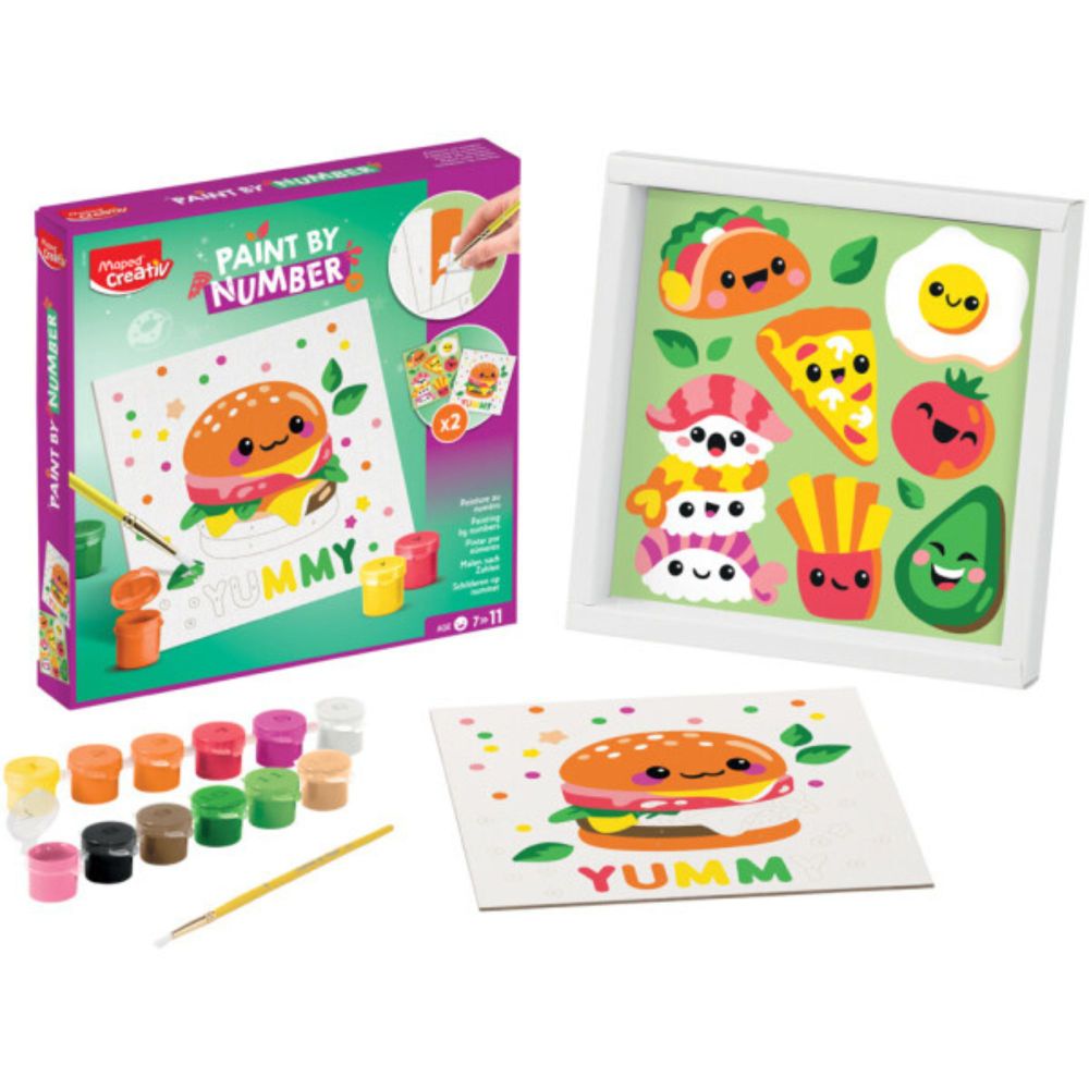 Maped Paint by Number KAWAII FOOD SALTY slika 1