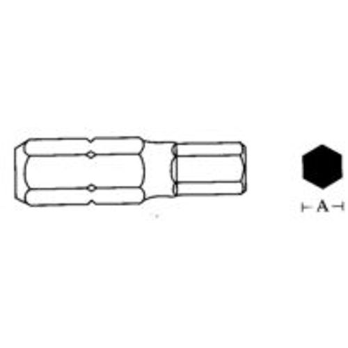 Jonnesway imbus nastavak 5 x 30mm, šesterokutni 10mm slika 1