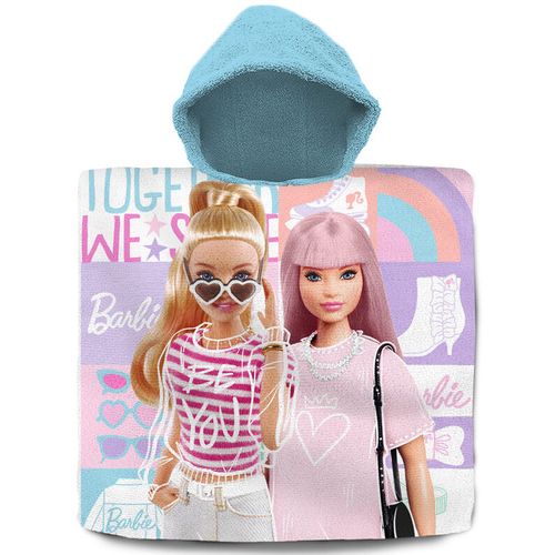 Barbie cotton poncho towel slika 1