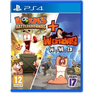 Worms Battlegrounds + Worms Weapons of Mass Destruction  PS4