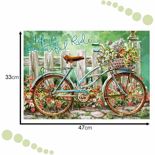 Castorland puzzle bicikl u cvijeće 500kom. slika 6