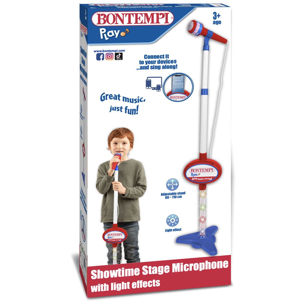 BONTEMPI Mikrofon sa stalkom Showtime, Plavi slika 3