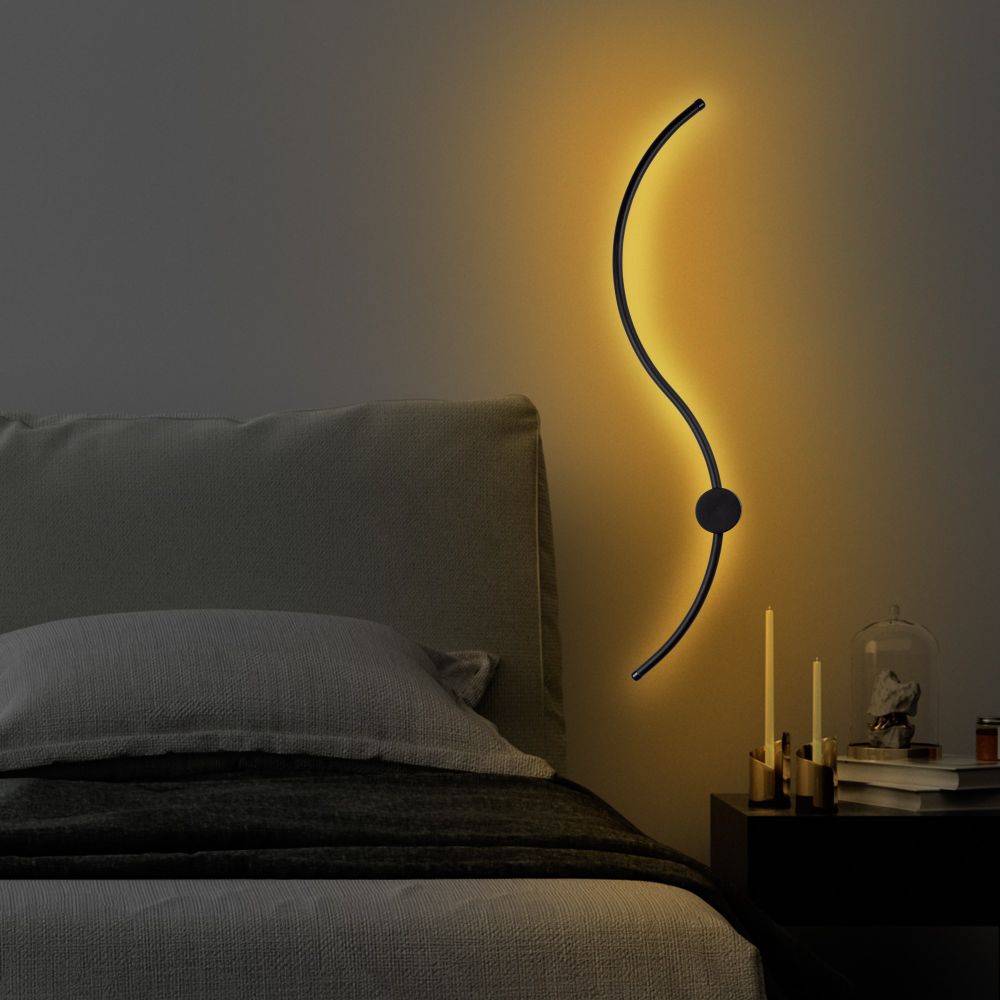 Uyan - 13601 Crna Zidna Lampa slika 1