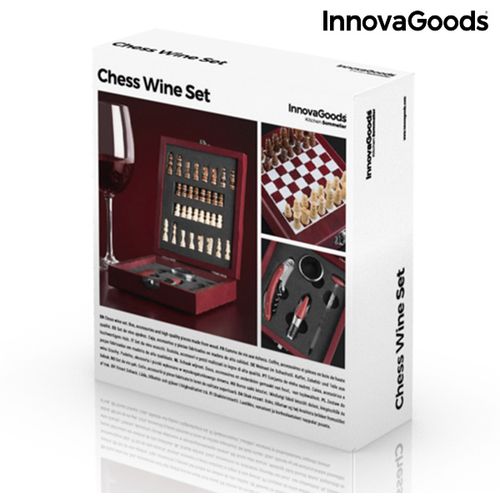 InnovaGoods set za vino i šah 2/1 15x5x17cm slika 4