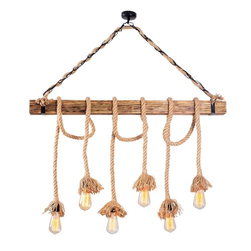 Erebos - 104-AV Wooden Chandelier slika 2