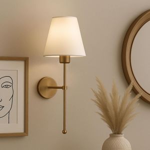 Zidna Lampa 241968, boje: Krem, Zlato