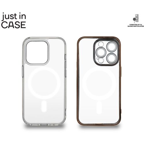 2u1 Extra case MAG MIX paket PINK za iPhone 15 Pro slika 3