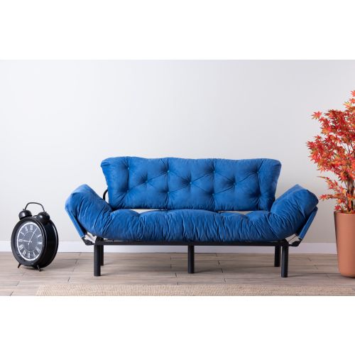 Atelier Del Sofa Trosjed na razvlačenje, Plava, Nitta Triple - Blue slika 2