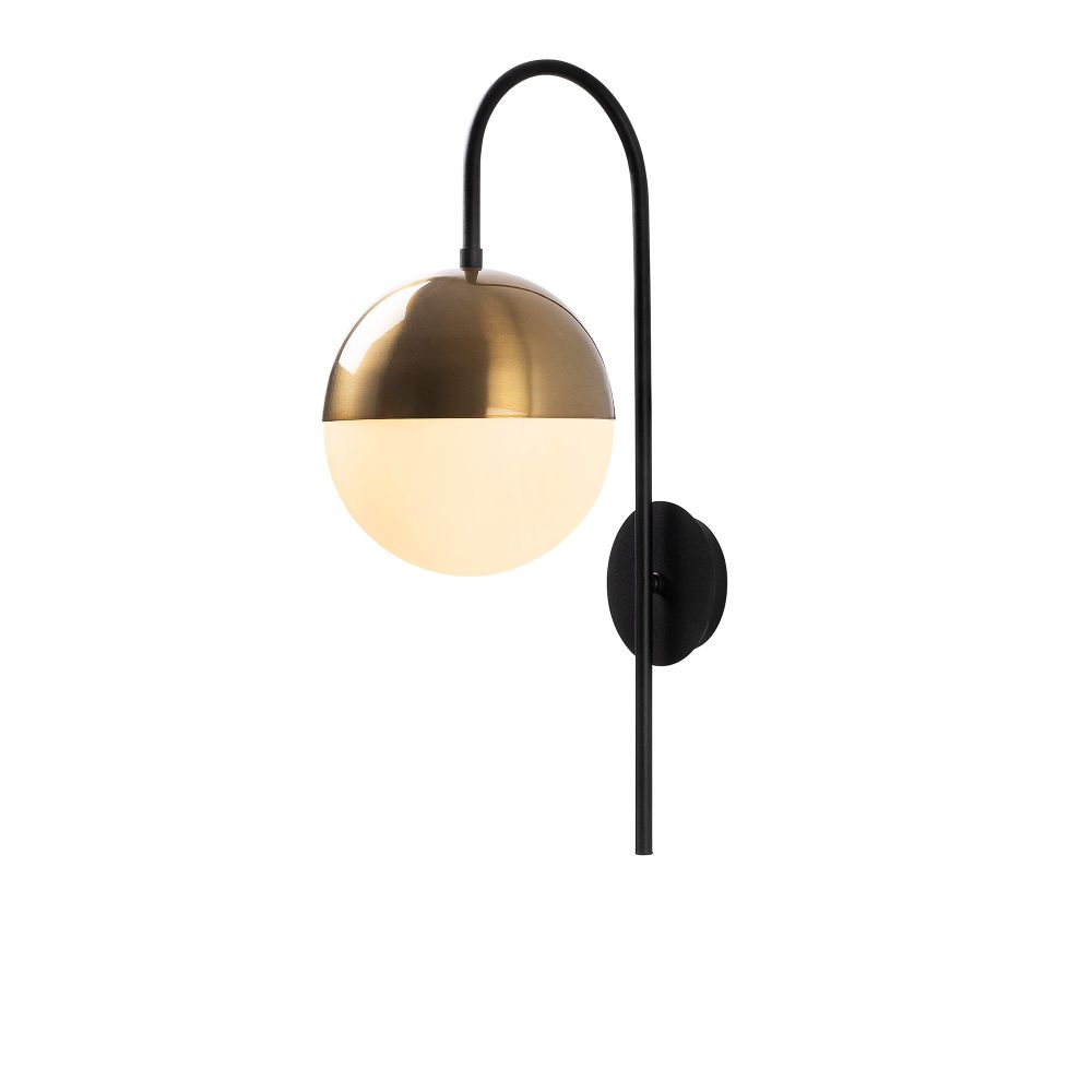 Bastos - 3051 Crna Vintage Bijela Zidna Lampa slika 2