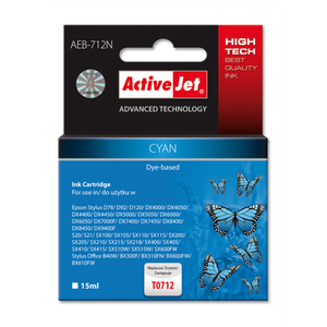 ActiveJet cijan tinta za Epson T0712