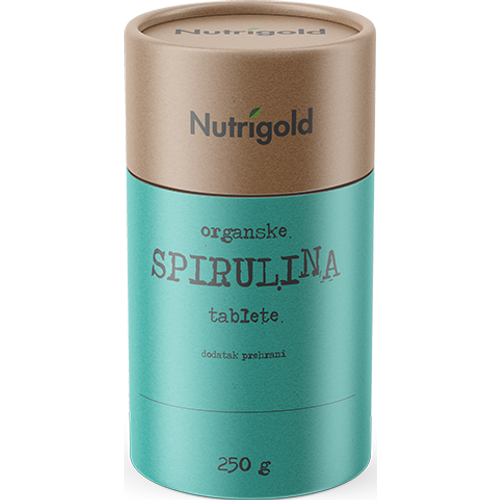 Nutrigold Spirulina tablete ( 500kom) - Organske 250g  slika 1