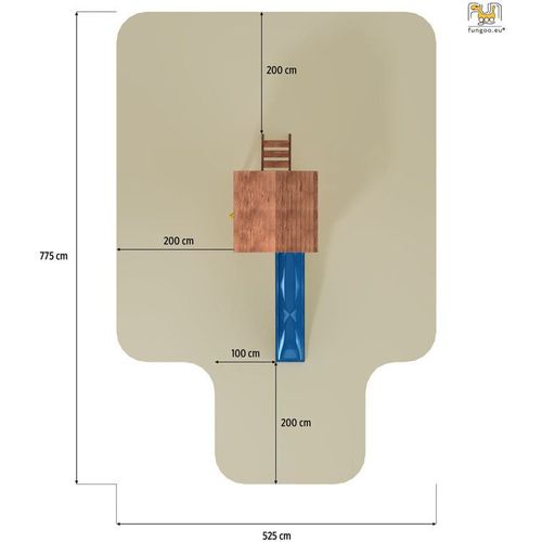 Fungoo Toranj JOY - Drveno dječije igralište slika 6