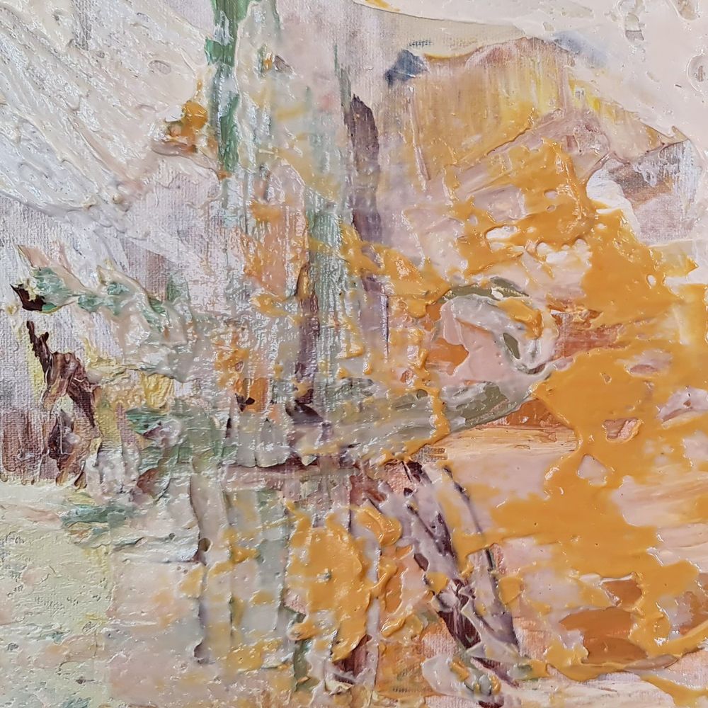 Dekorativna Uljana Slika - Višebojna, Ručno Oslikana, 70x100 cm slika 5
