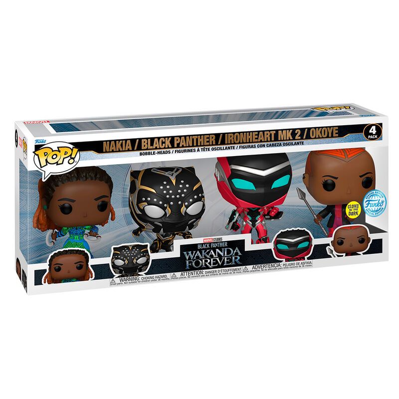 FUNKO POP Paket 4 Figurice Marvel Black Panther Wakanda Zauvijek Ekskluzivno image