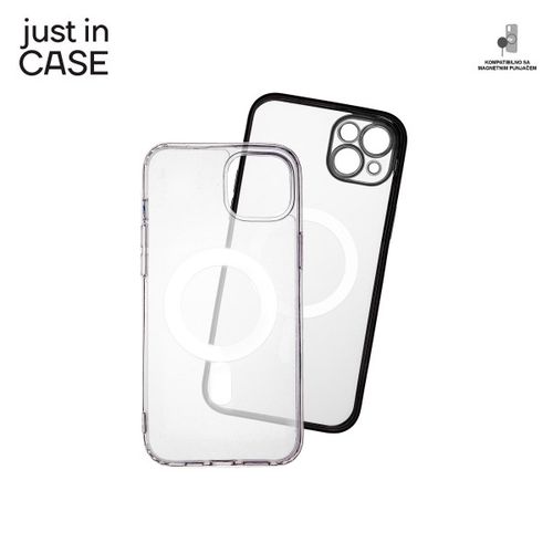 2u1 Extra case MAG MIX paket CRNI za iPhone 14 Plus slika 2