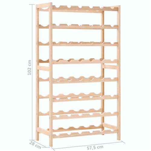 Stalak za vino od cedrovine 57,5 x 28 x 102 cm slika 10