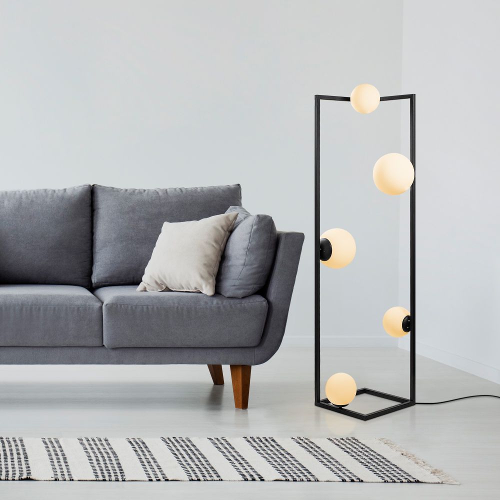 Krevetna Lampa Corner 13775 - Crna slika 3