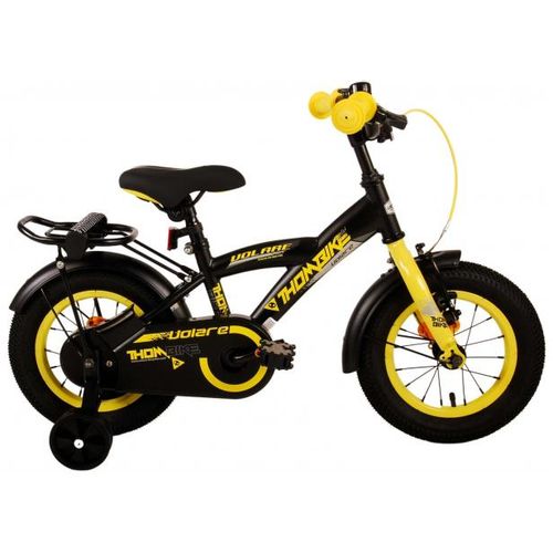 Volare dječji bicikl Thombike 12" crno-žuti slika 1