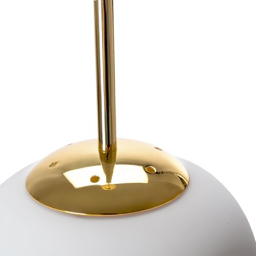 TOOLIGHT Staklena viseća svjetiljka kugla Bijelo zlato APP669-1CP slika 3
