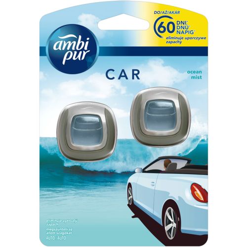 Ambi pur osvježivač za auto ocean mist 2x2ml slika 1