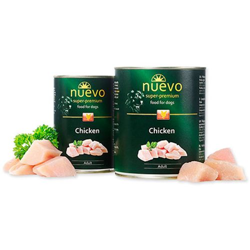 Nuevo Grain Free Junior konzerva za pse Piletina i Govedina 400g slika 1