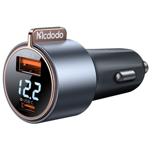 MCDODO CC-3690 AUTO Punjač DIGITAL DISPLAY 75W, USB-C + USB-A slika 7