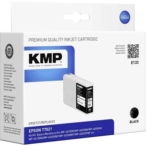 KMP tinta zamijenjen Epson T7021 kompatibilan  crn E133 1620,4001 slika 1