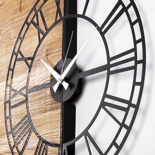 Wallity Ukrasni drveni zidni sat, Wooden Clock 10 slika 4