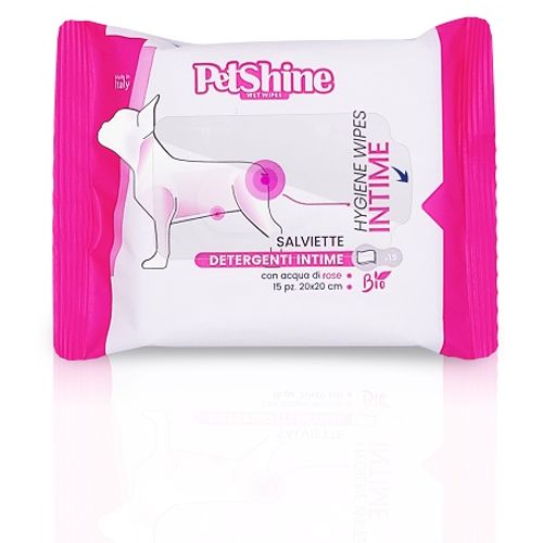 Petshine Intime Maramice Za Intimnu Higijenu 15 kom. slika 1