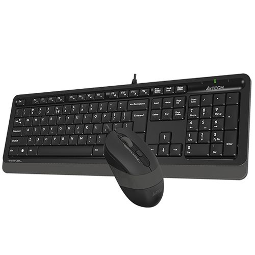 A4 TECH F1010 FSTYLER USB YU siva tastatura + USB sivi miš slika 3