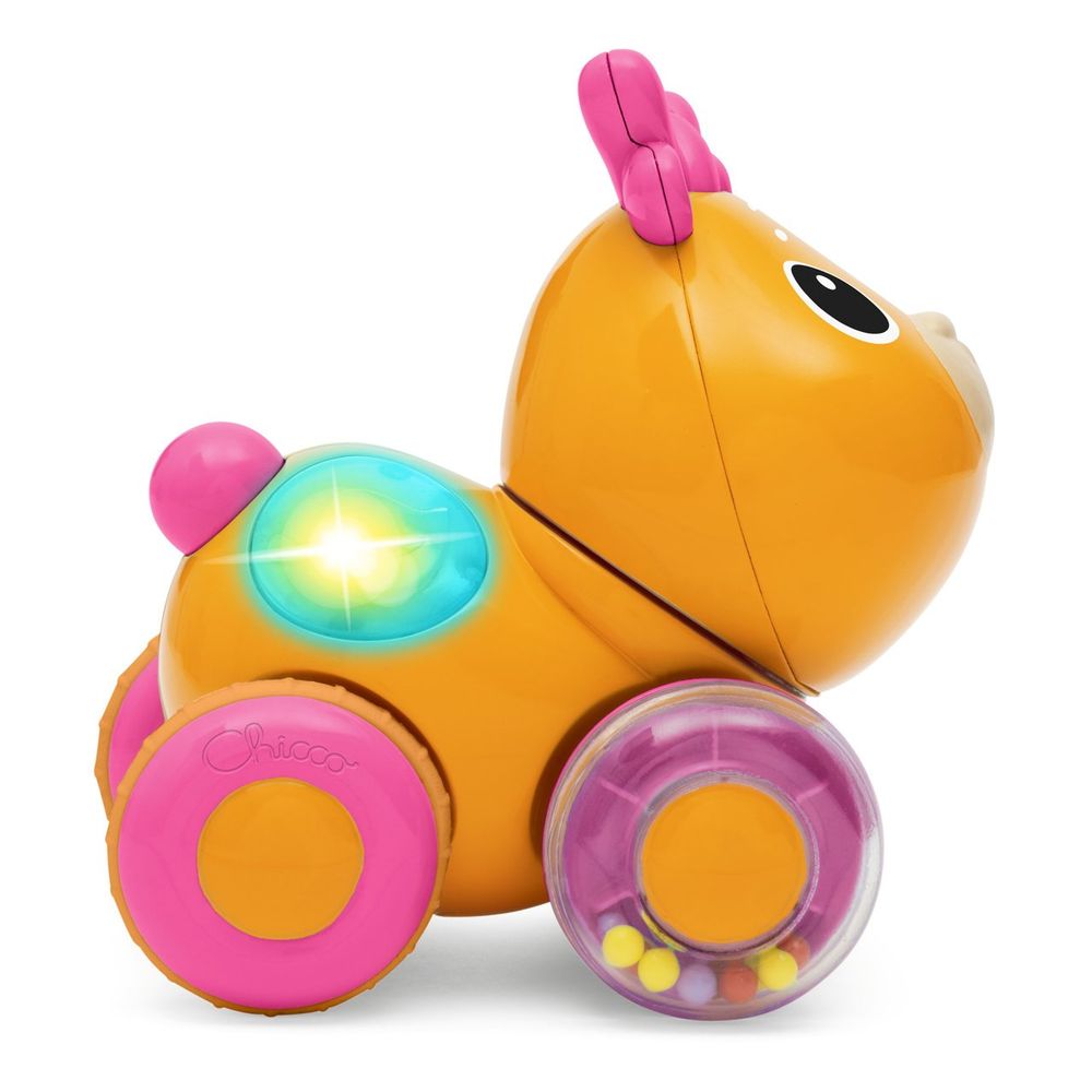 Chicco Muzička igračka na potez sa točkićima Sprint & Go Fawn slika 2