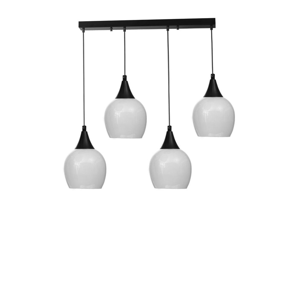 Opviq Luster 512, Bijela, Crna slika 2