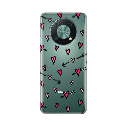 Torbica Silikonska Print Skin za Huawei Nova Y90 Heart Pattern slika 1