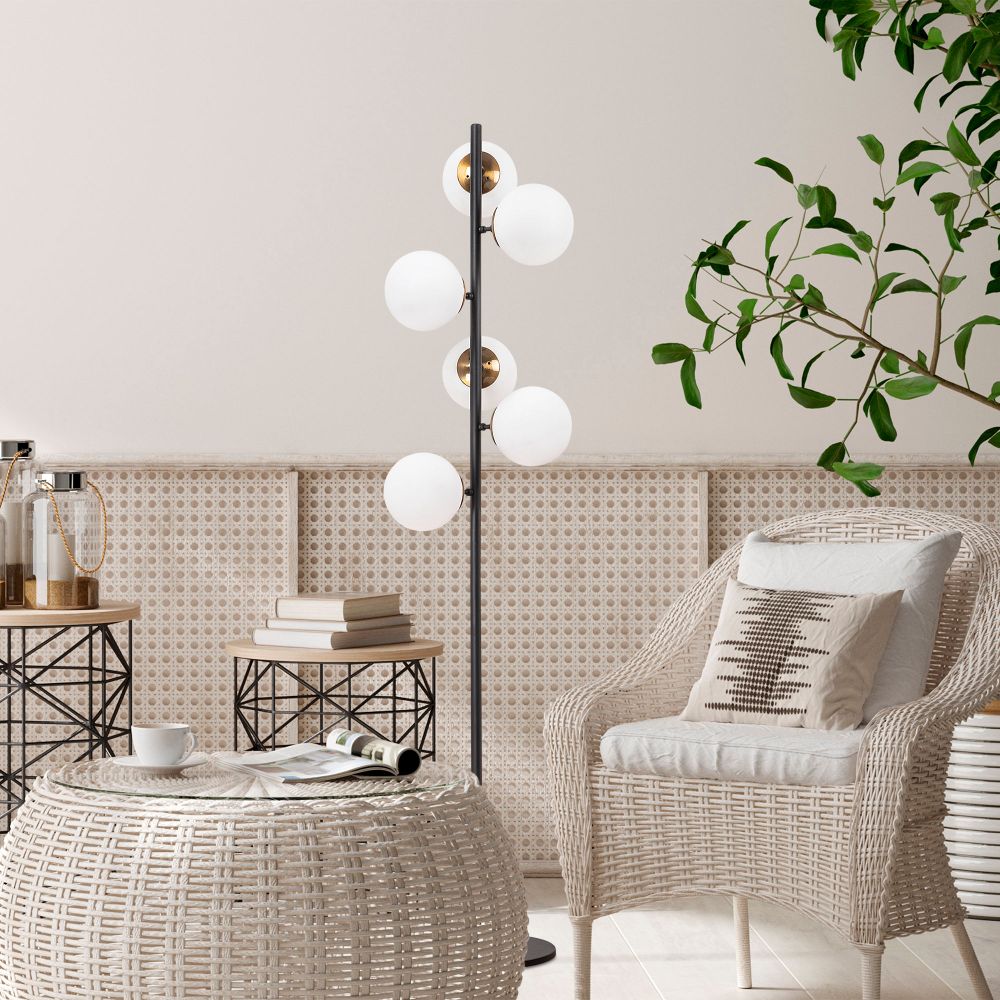 Podna Lampa Fazli 10520 - Crna slika 2