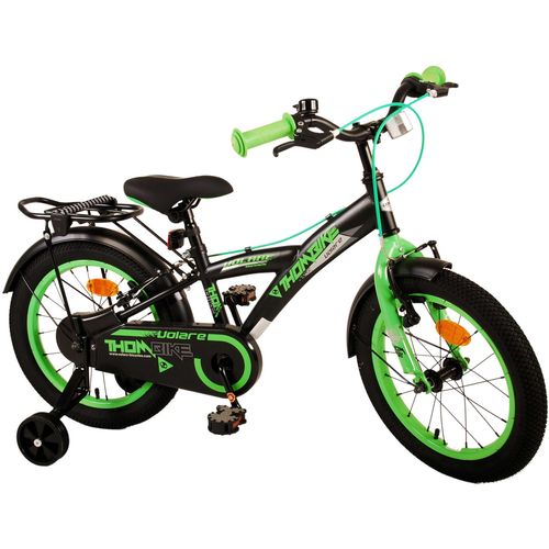 Dječji bicikl Volare Thombike 16" s dvije ručne kočnice crno-zeleni slika 3