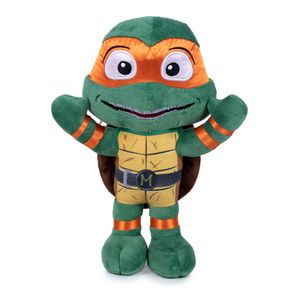 Ninja Turtles Mutant Mayhem Michelangelo plush toy 38cm