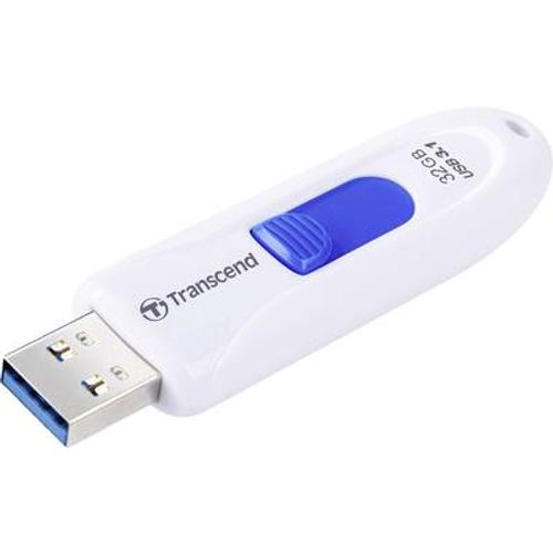 Transcend TS32GJF790W USB 32 GB, JetFlash 790W, USB3.1, 100/25 MB/s, Retractable, White/Blue slika 1